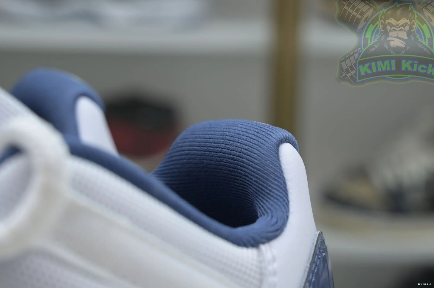 1st Kicks Low“Diffused Blue” 1869 Jordan Comfortable 11 Kimikick Jordan Air 1120